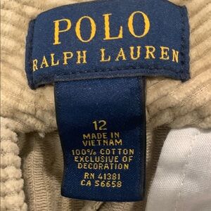 Polo Ralph Lauren - Boys Corduroy Pants